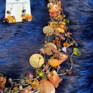 Matching earrings / necklace set